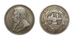South Africa, 1894 Silver Florin, GF