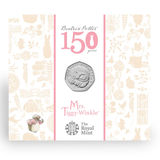 Beatrix Potter, 2016 Mrs. Tiggy-Winkle 50p in Royal Mint Folder, Sealed as issue.