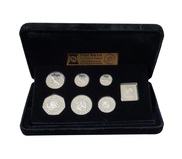 Isle of Man 1979 Decimal coin set minted to Sterling Silver Proof Choice Quality (7 coins) cased & Certificate FDC