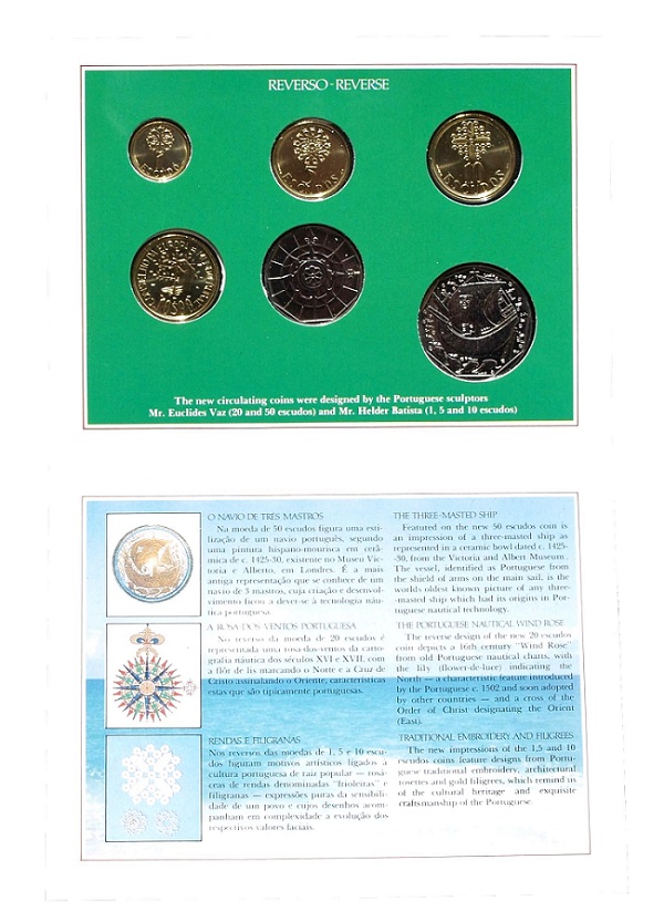 1987 Details about   Portugal Brilliant Uncirculated Coin Collection INCM 