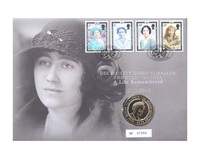 UK, 2002 Five Pounds 'Queen Mother Crown' Issued by the Royal Mint & Royal Mail Choice UNC