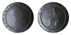 1797 Twopence, Copper Cartwheel, Fine