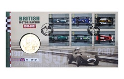 UK, 2007 Medallic Medal, Commemorating "BRITISH MOTOR RACING" Issued by the Royal Mint.