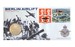 UK, 1999 Medallic Medal, Commemorating "THE BERLIN AIRLIFT" Issued by the Royal Mint.