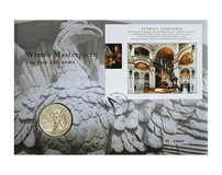 UK, 2008 Medallic Medal, Commemorating "St Pauls Cathedral" Issued by the Royal Mint in a large Cover.