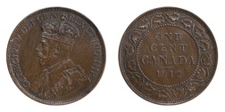 Canada, 1912 Cent, GVF