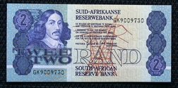 South Africa, TWO RAND Banknote, Pick 118c (1978-90) Crisp Uncirculated