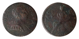 1771 Copper Halfpenny, FAIR