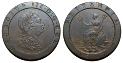 1797 Twopence, Copper Cartwheel, GVF 37011