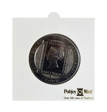 Isle of Man, 1990 Cupro-Nickel Proof "Pearl Black" Penny Black Crown, FDC