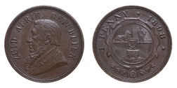1898 South Africa Penny, GVF