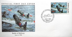 Marshall Islands, 'Jun 4, 1992' Official First Day Cover, Choice UNC 'W43.FDC (4.4)'