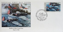 Marshall Islands, 'May 8, 1992' Official First Day Cover, Choice UNC 'W42.FDC (4.3)'