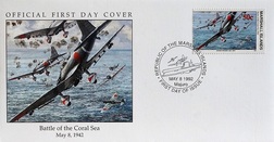 Marshall Islands, 'May 8, 1992' Official First Day Cover, Choice UNC 'W42.FDC (4—2)