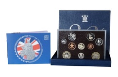 2004 Royal Mint Standard Proof Coin Collection, with Certificate of Authenticity FDC