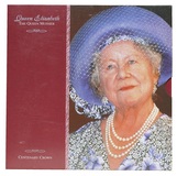 Five Pounds, 2000 The Queen Mother Centenary Crown, Royal Mint Folder BU