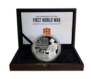2014 Guernsey £10 'Centenary of The First World War' 5 Ounce Silver Proof Coin, FDC