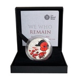 Alderney £5 Remembrance Day 2015 Silver Proof PIEDFORT Coin, Boxed as Issued with Certificate, in Pristine Condition, FDC