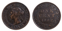Canada, 1900 Cent, VF