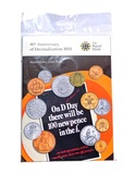 40th Anniversary of Decimalisation 2011 Royal Mint Sealed Folder, UNC