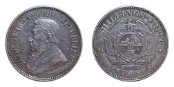 1896 South Africa, Half crown, aVF