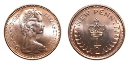 1977 Decimal Halfpence, UNC