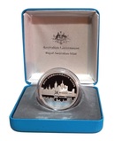 Melbourne 2006 City of Sport $5 0.999 Silver Proof commemorating the XVIII Commonwealth Games, FDC