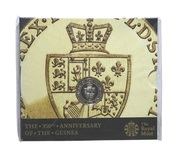 The 350th Anniversary of the Gold Guinea £2 Coin 2013 in Royal Mint Sealed Folder, Brilliant Uncirculated