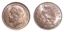 1917 Penny, UNC Lustre 27911