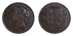 1894 Jersey, One twelfth of a Shilling, RGF