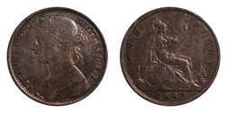 1887 Penny, GF
