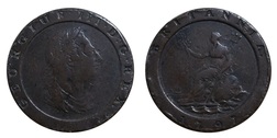 1797 Twopence, Copper Cartwheel, GF