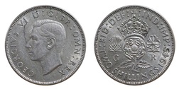 1945 Florin, Mint lustre, obverse mark, VF 20862