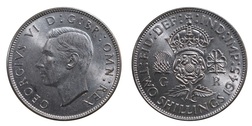 1945 Florin, Mint lustre, EF 11609