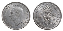 1945 Florin, Mint lustre GVF 11612