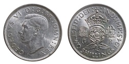 1945 Florin, Mint lustre rev rim nick, GVF 20878