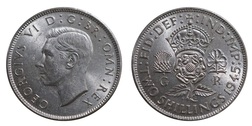 1945 Florin, Mint Lustre aEF 41457