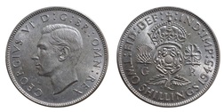1945 Florin, Mint Lustre GVF 21755