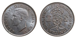 1945 Florin, Mint Lustre GVF 62025