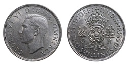 1945 Florin, Mint Lustre, GVF ek 11614
