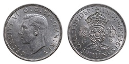 1945 Florin, Mint Luster GVF 20857