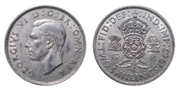 1943 Silver Florin, Mint lustre, VF 25596