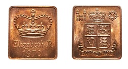 1970 Royal Mint Proof Set Medal, FDC