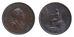 1799 Halfpenny, GVF