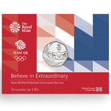 2016 Fifty Pence, Team GB UK Brilliant Uncirculated Cupro-nickel Sealed in Royal Mint Pack