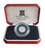 1984 Isle of Man 1/10 Noble Platinum Proof, boxed with Certificate, FDC