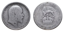 80019 Silver One Shilling 1904, FAIR