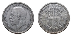 80026 Silver George V 1936 Half crown, GF