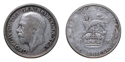 80029 Silver George V One Shilling 1926, Fine