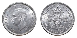 80030 Silver George VI Florin 1940, EF